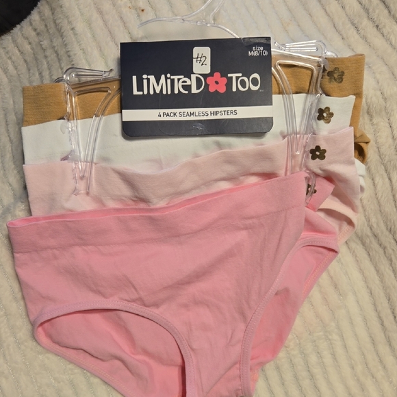 Limited Too Other - Limited Too Kids Seamless Hipsters - Pink, White, Tan. 4pk